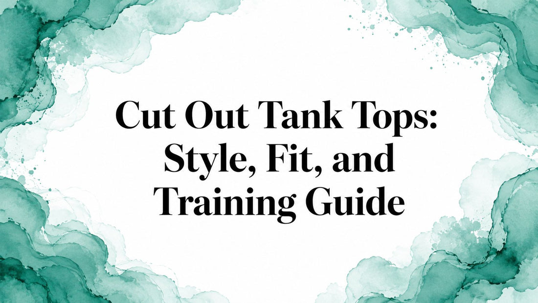 Cut Out Tank Tops: Style, Fit, and Training Guide