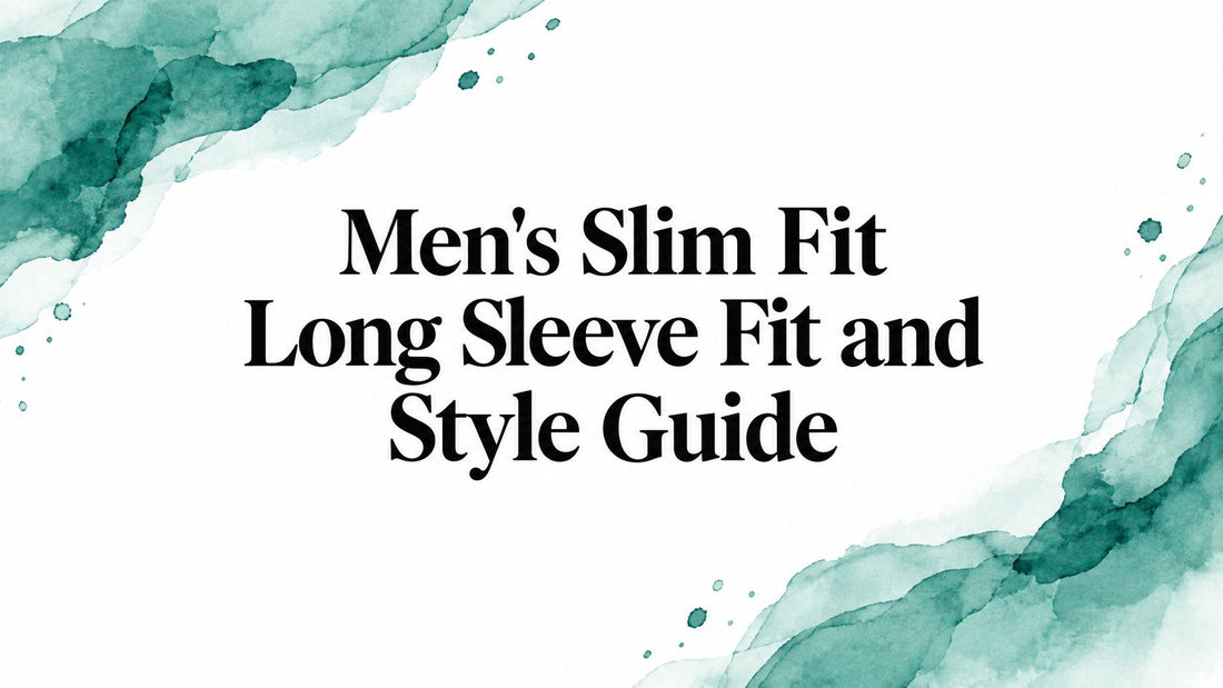 Men's Slim Fit Long Sleeve Fit and Style Guide