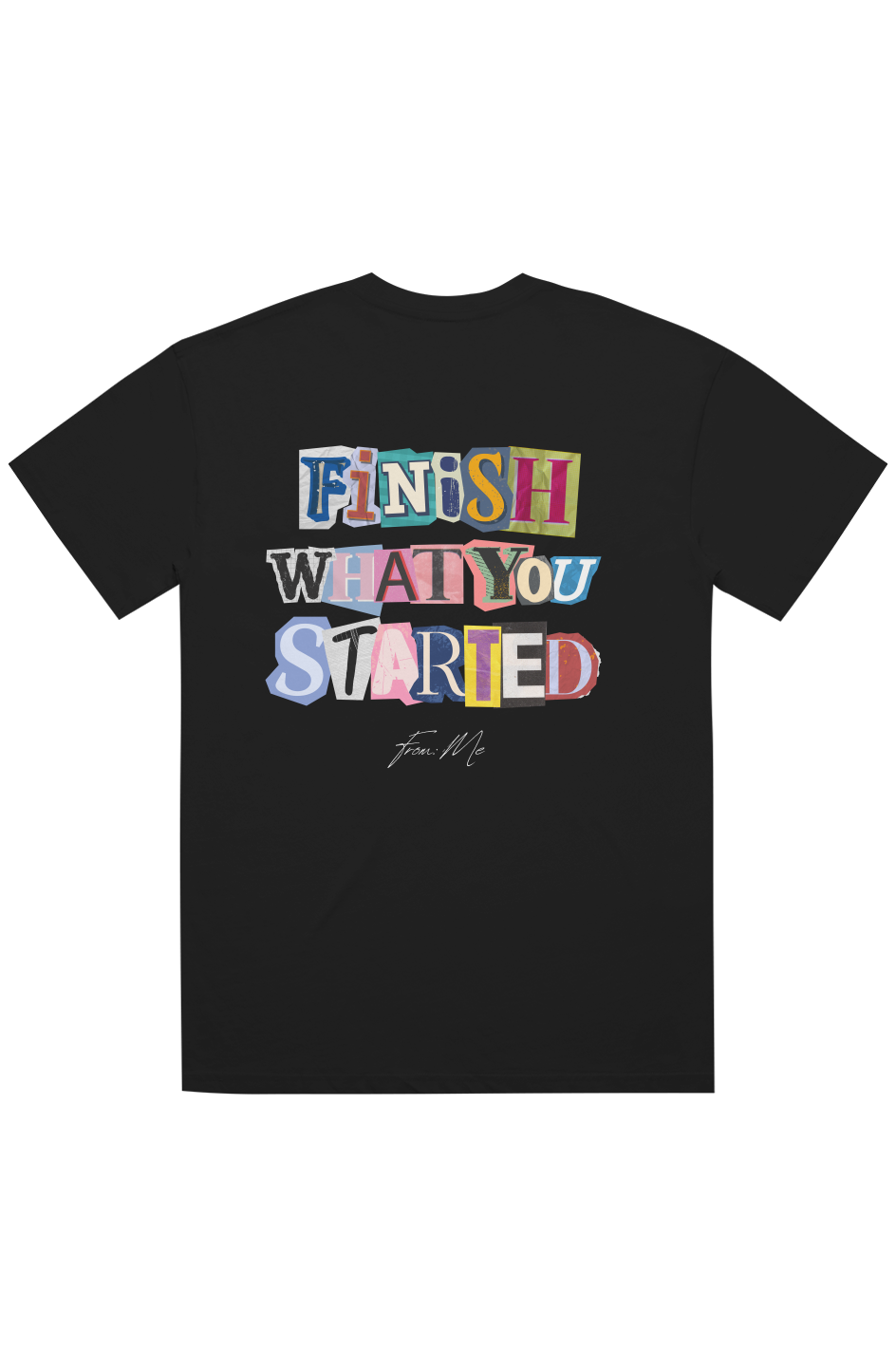 Black Serial Committer Tee | From Me Fitness Apparel