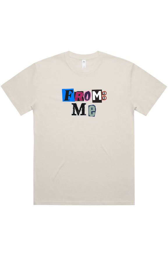 Cream Serial Committer Tee | From Me Fitness Apparel