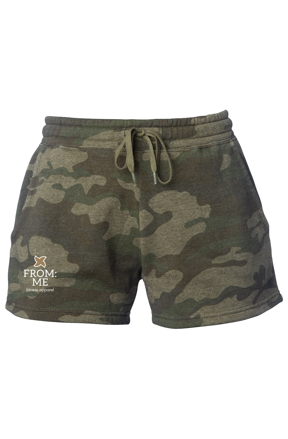 Women’s Camo Wave Wash Fleece Shorts