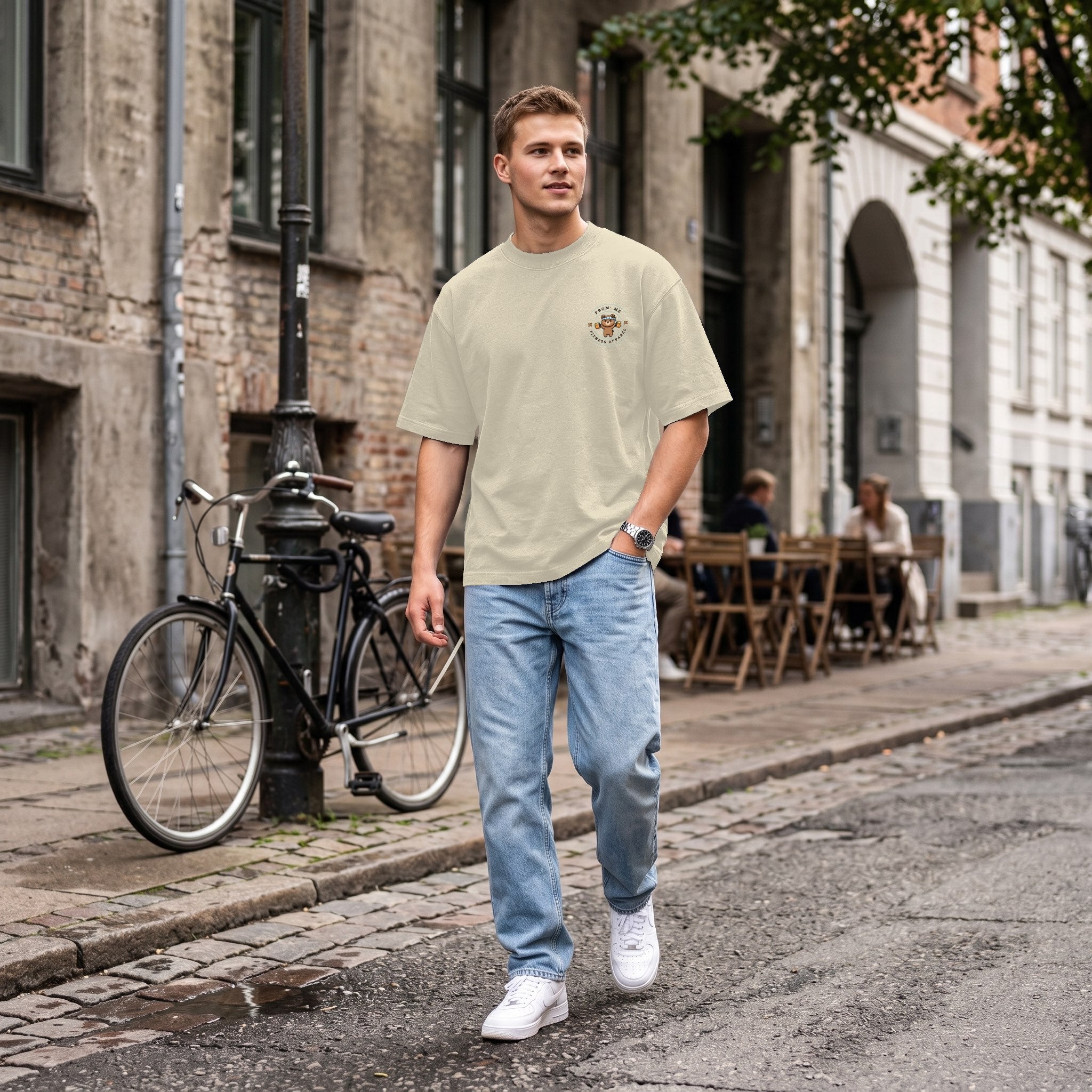 Garment-Dyed Crewneck T-Shirt
