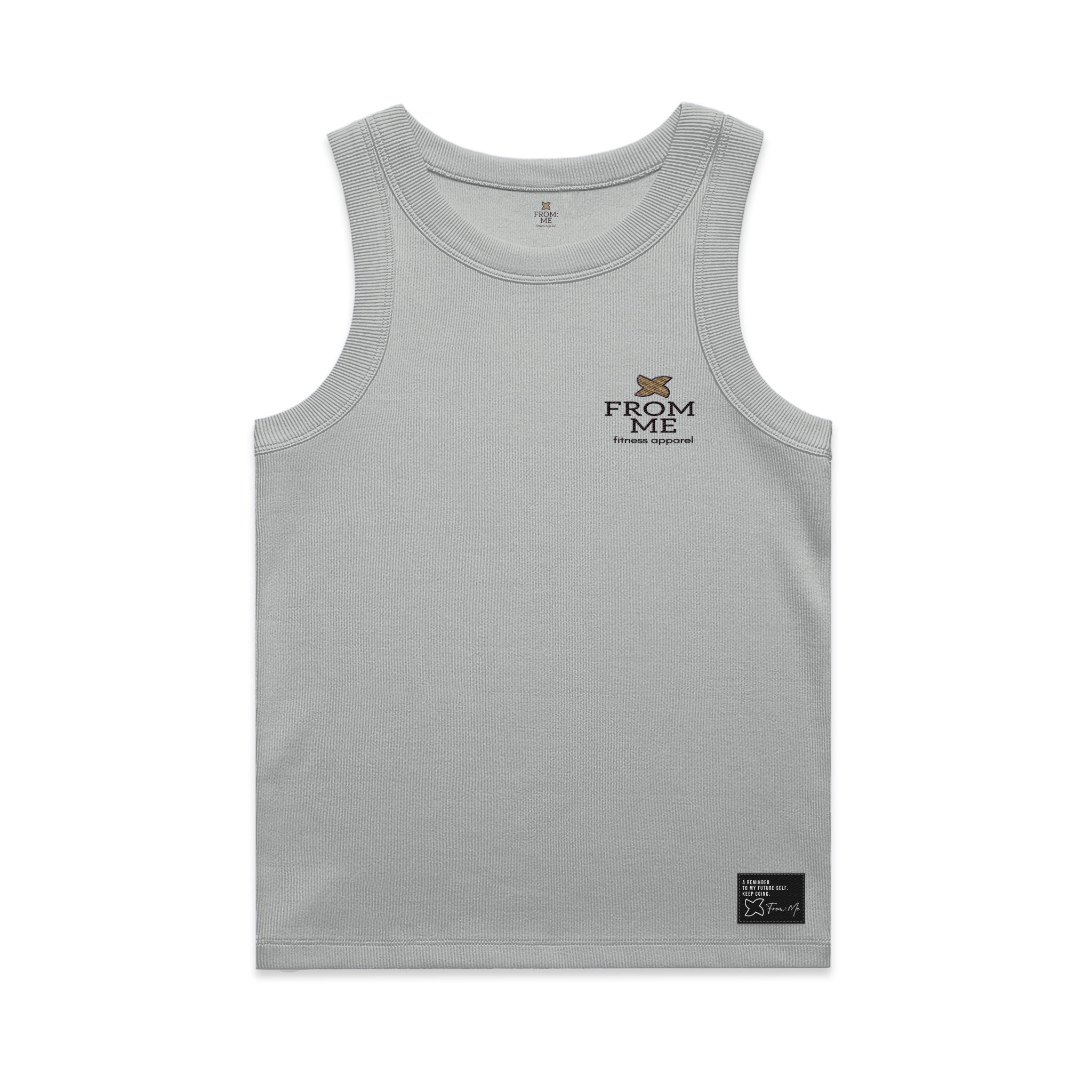 Storm Womens Organic Rib Tank | From Me Fitness Apparel