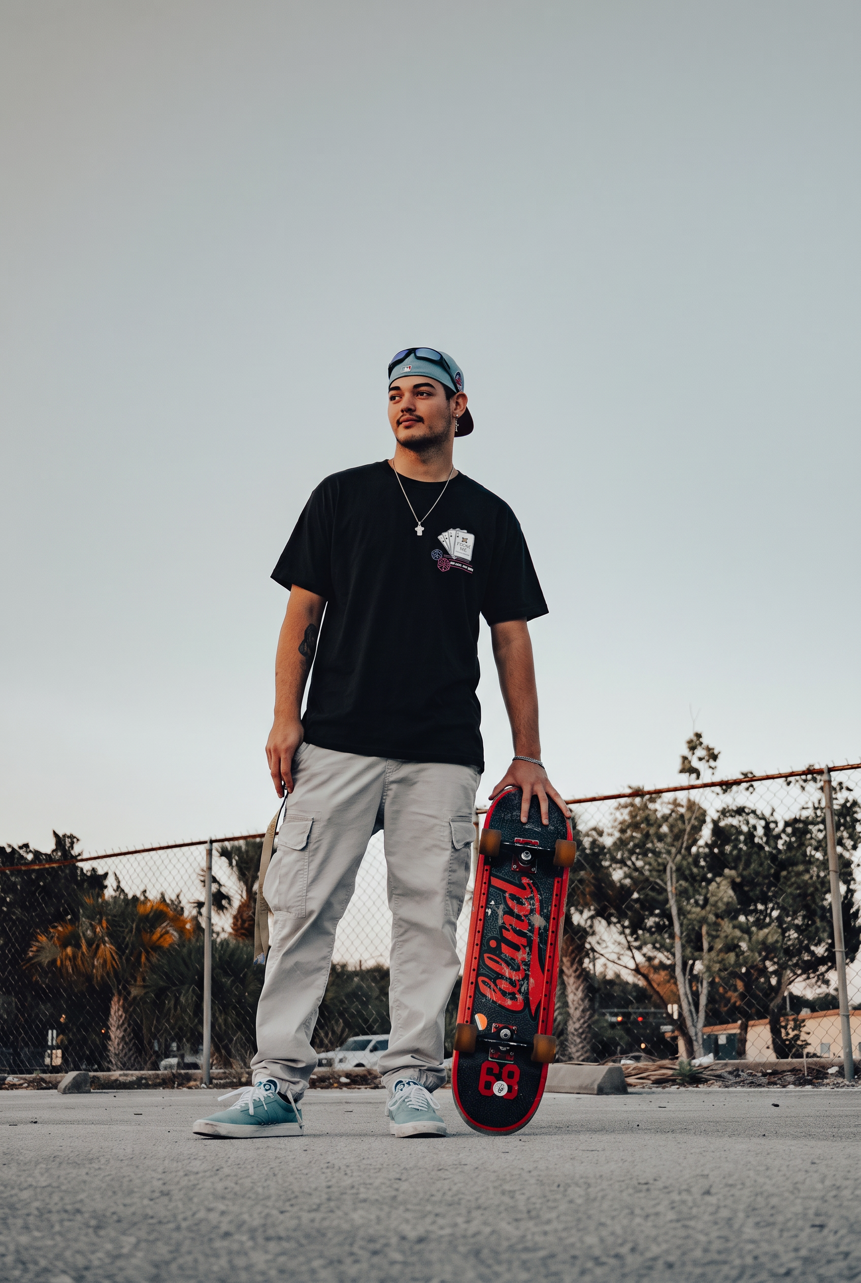 No Luck Just Reps Oversized Tee