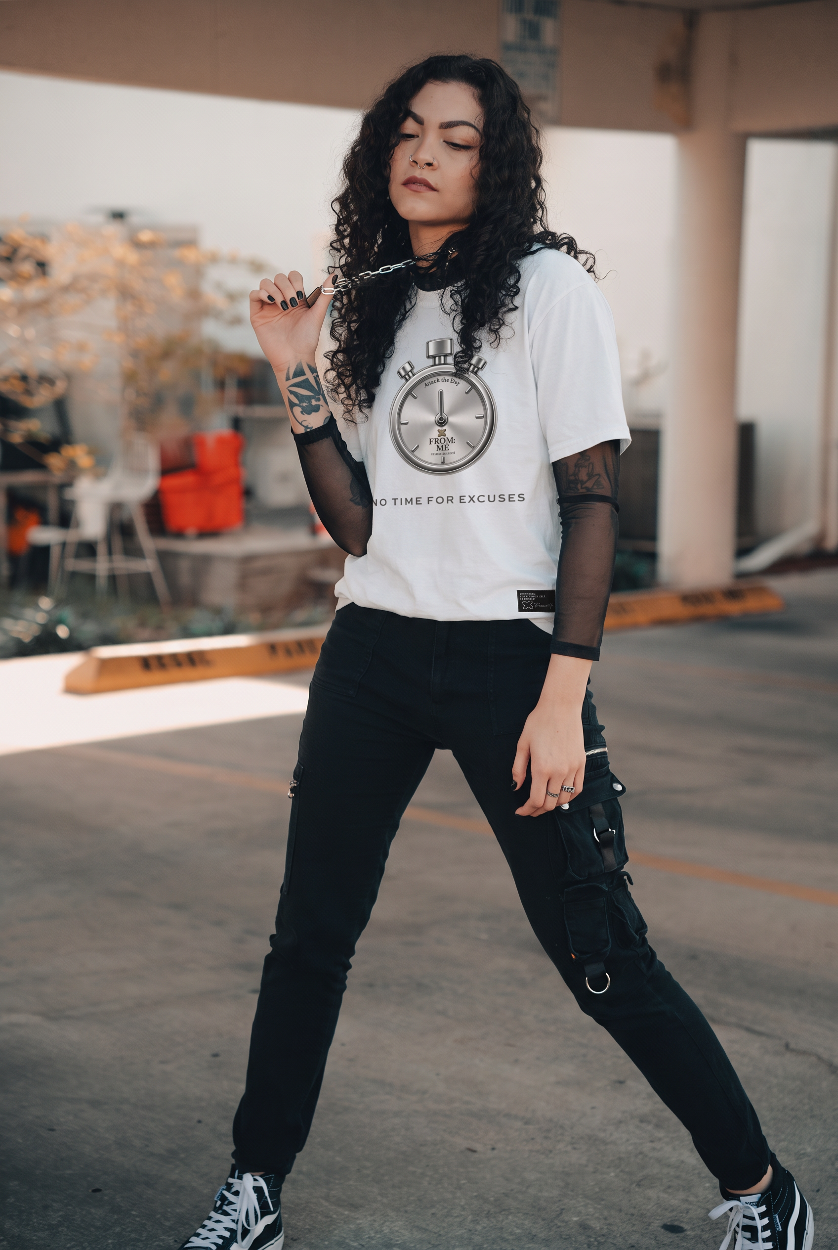Attack The Day Heavyweight Oversized Tee