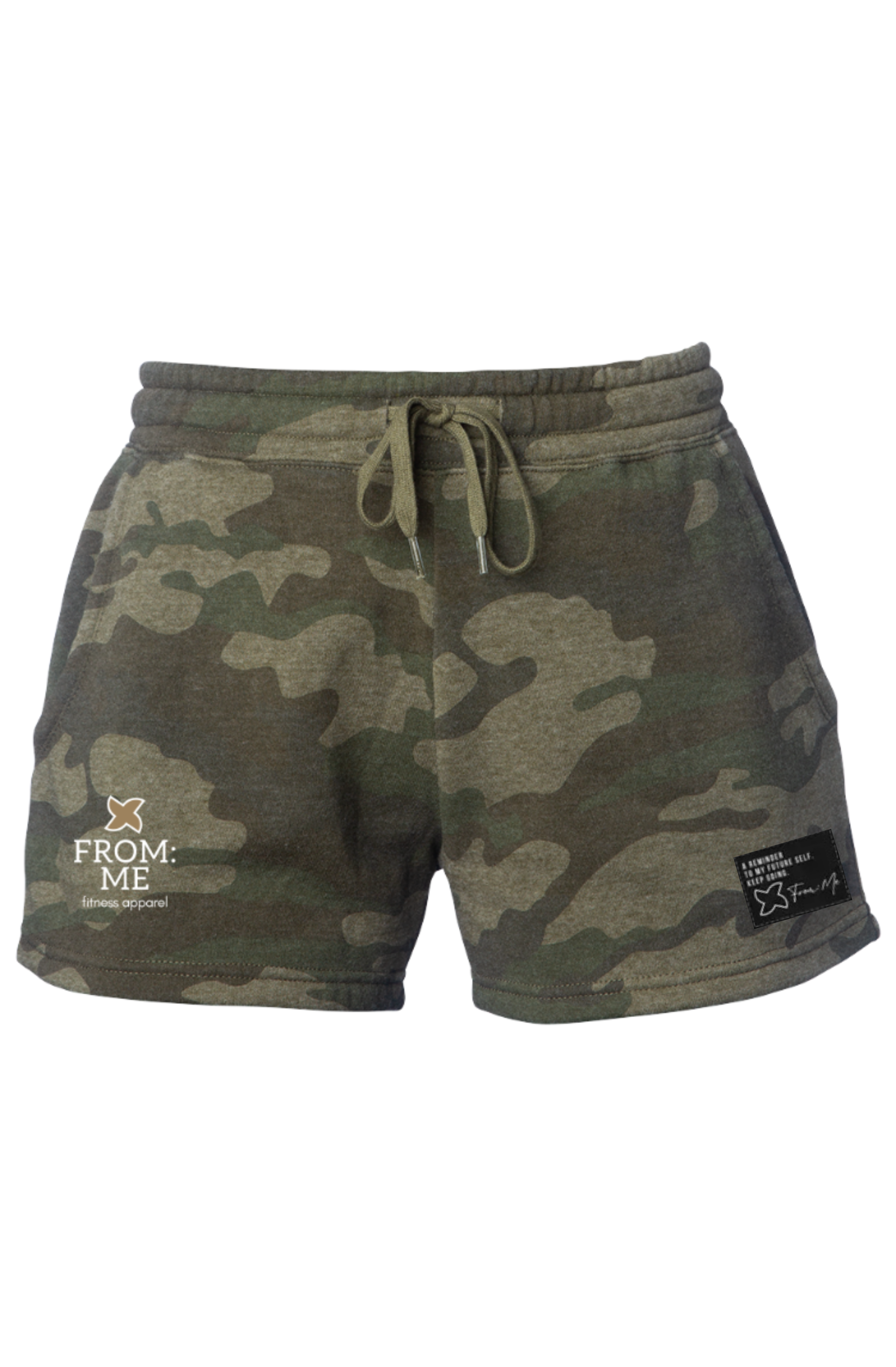 Women’s Camo Wave Wash Fleece Shorts