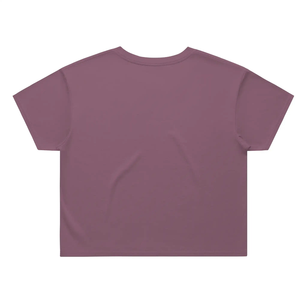 Purple t-shirt on a white background