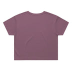 Purple t-shirt on a white background