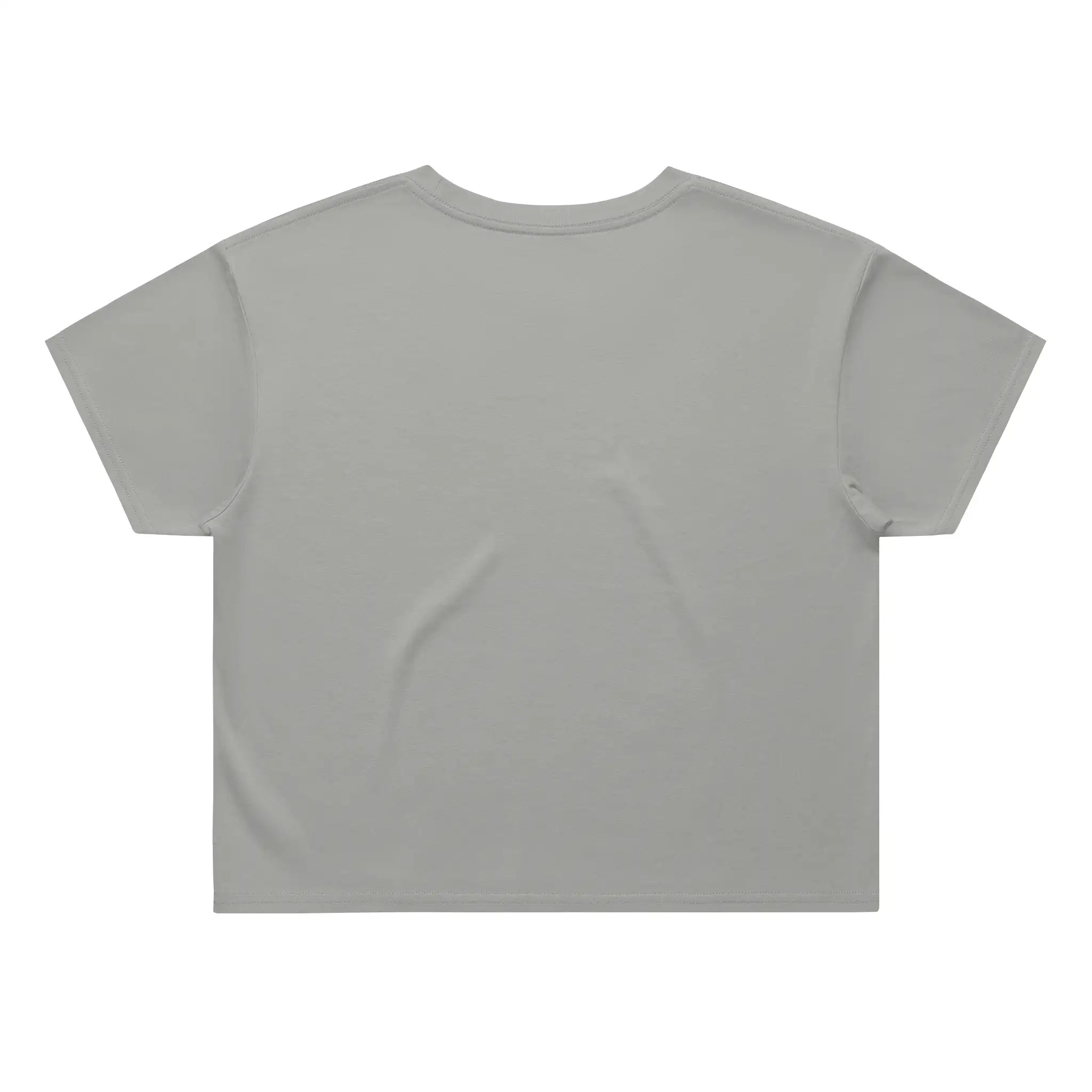 Gray t-shirt on a white background