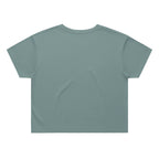 Plain light blue t-shirt on a white background