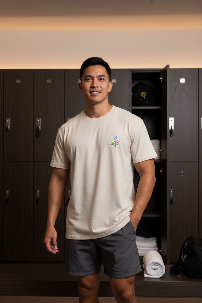Filipino Heritage - Beige - Filipino Model - Locker Room