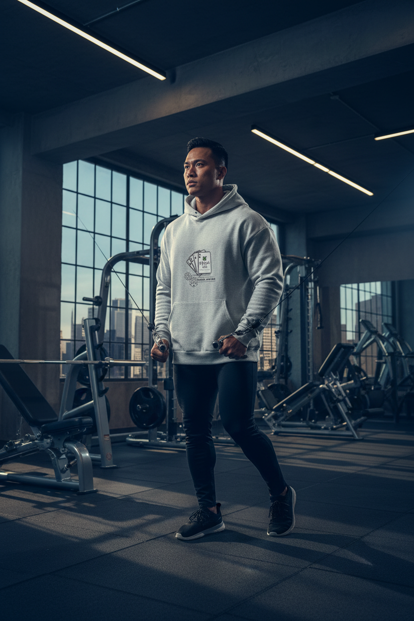 Gym lifestyle - No Luck Just Reps Hoodie