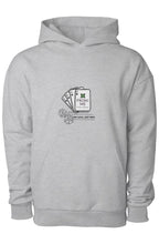 Gray hoodie with a graphic design on the chest against a white background | From Me Fitness Apparel