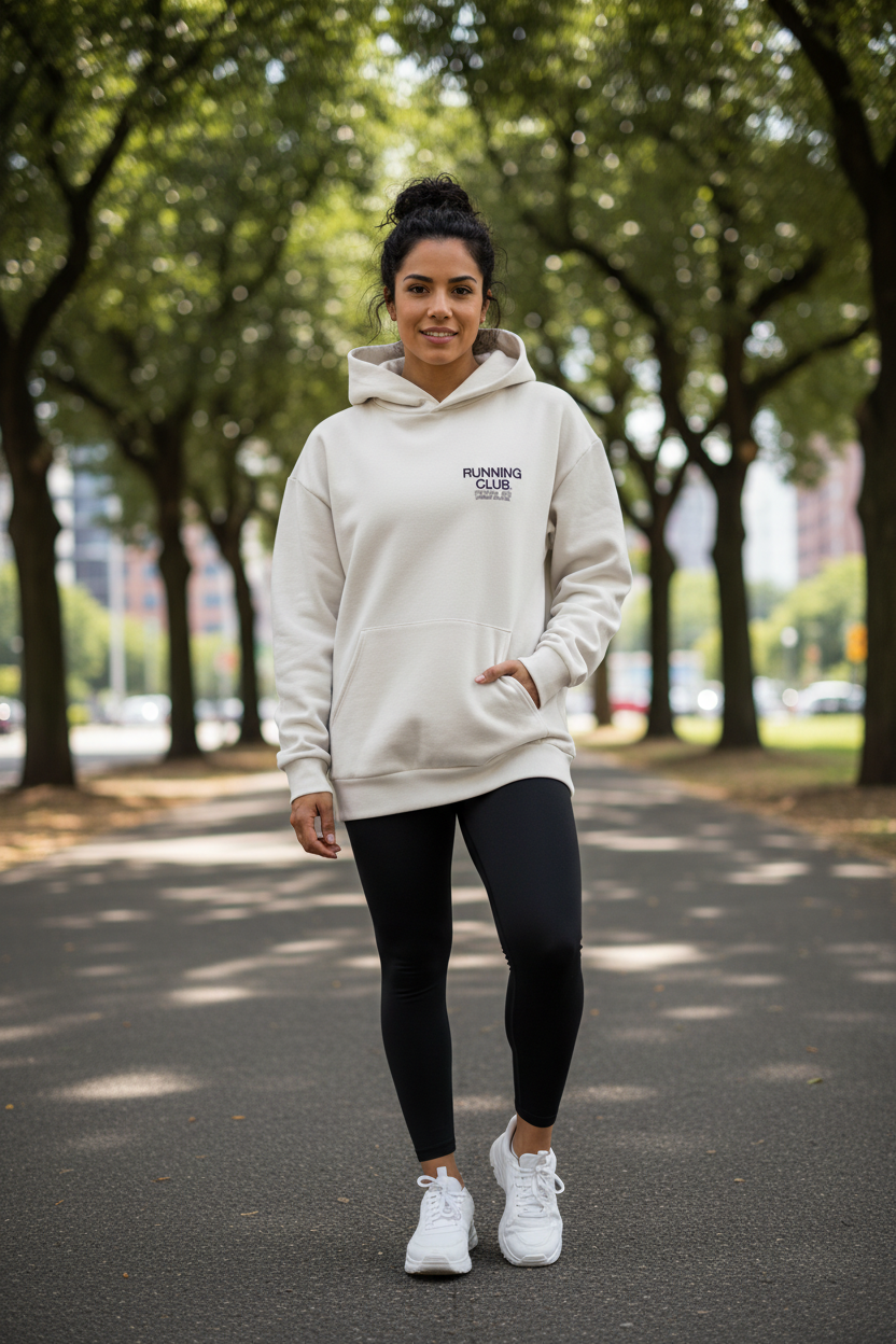 Bone Running Club Hoodie — lifestyle photo | From Me Fitness Apparel