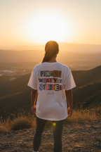 White Tee Back - Finish What You Started