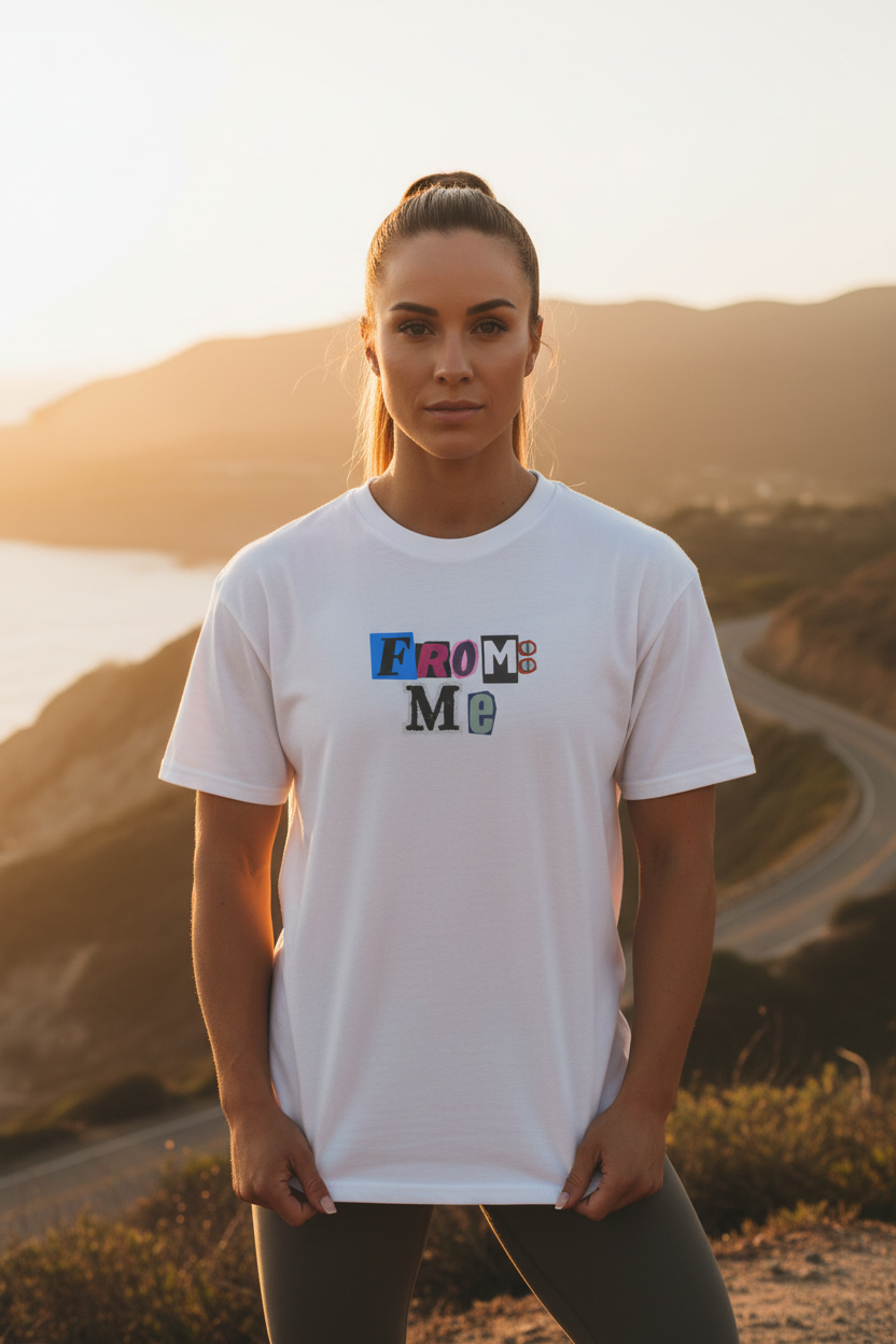 White Tee Front